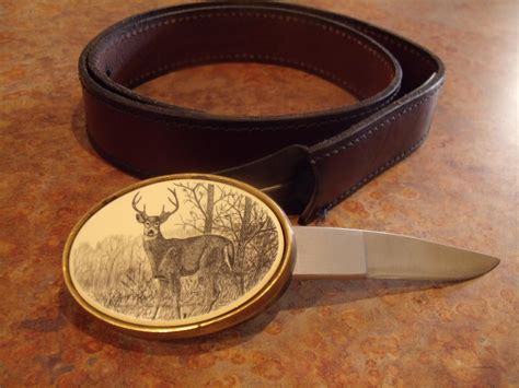 In collaboration with Buck Knives® we have made a limited edition serialized run of 500 belt buckles to commemorate to commemorate the 75th anniversary of . . Belt buckle knife for sale